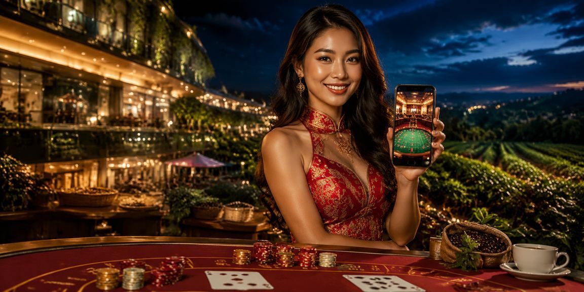 Không khí giải trí casino sôi động tại chợ đêm Hà Nội với ánh đèn neon rực rỡ